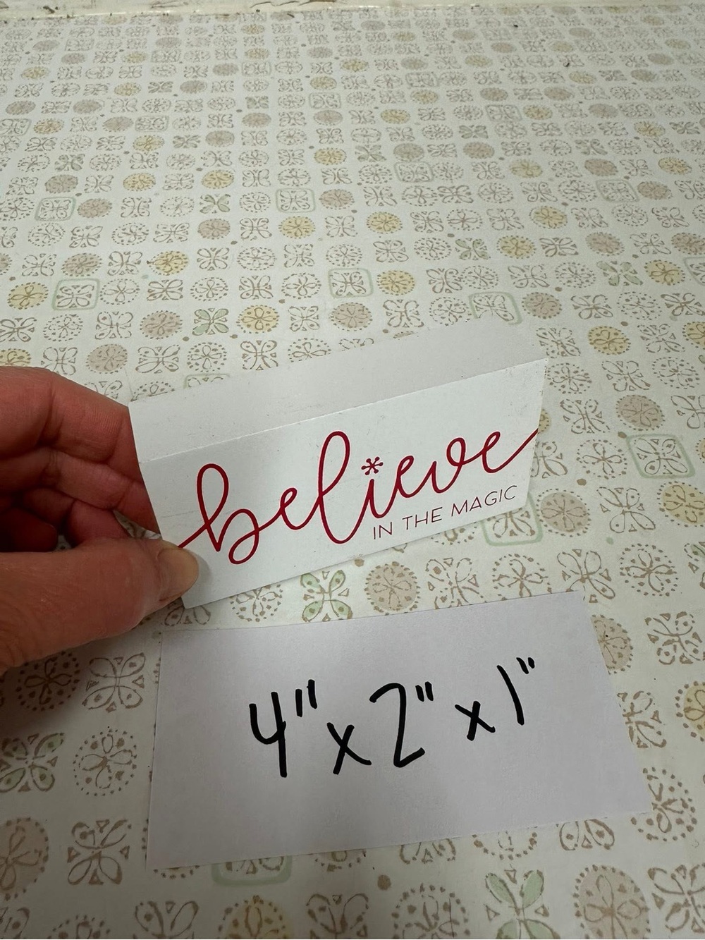 Believe In The Magic Red Holiday Home Decor